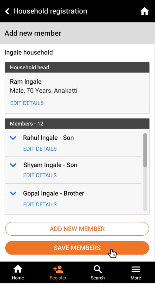 Data model 4 example screenshot